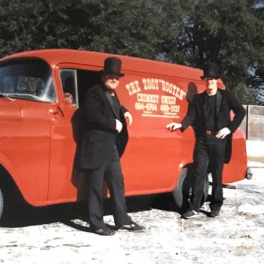 Original Truck Old Photo of Always A Sweep Team
